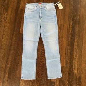 Mother light blue wash jeans